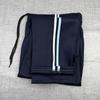 Unisex Blue Striped School Uniform Pants - Lightweight, Loose Straight-Leg Design for Spring and Summer