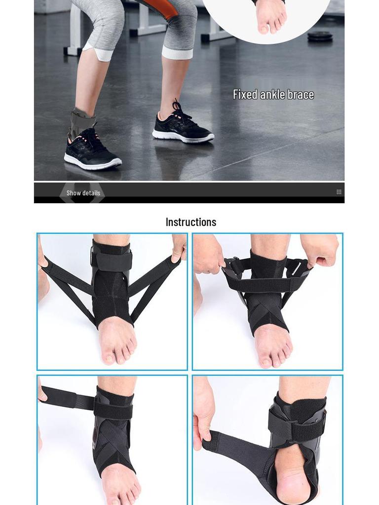 Ankle Support Brace for Men & Women - Anti-Sprain, Sports-Ready Joint Protection Sleeve