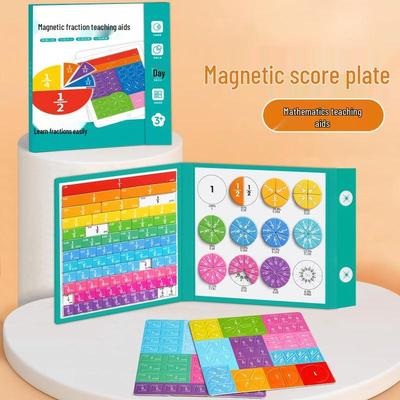 Magnetisches Mathe-Lernwerkzeug für die 3. bis 5. Klasse: Bruch Addition & Subtraktion Demonstrator