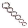 100Pcs Stainless Steel Double Loop Split Ring Open Carp Tool Fishing Accessories