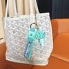 Heart Rabbit Oil Keychain Fashion Personality Cartoon Rabbit Keyring Girls Exquisite Bag Pendant