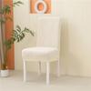 1-6Pcs Solid Stretch Dining Chair Covers Removable Slipcovers for Living Room Hotel Banquet Home Use