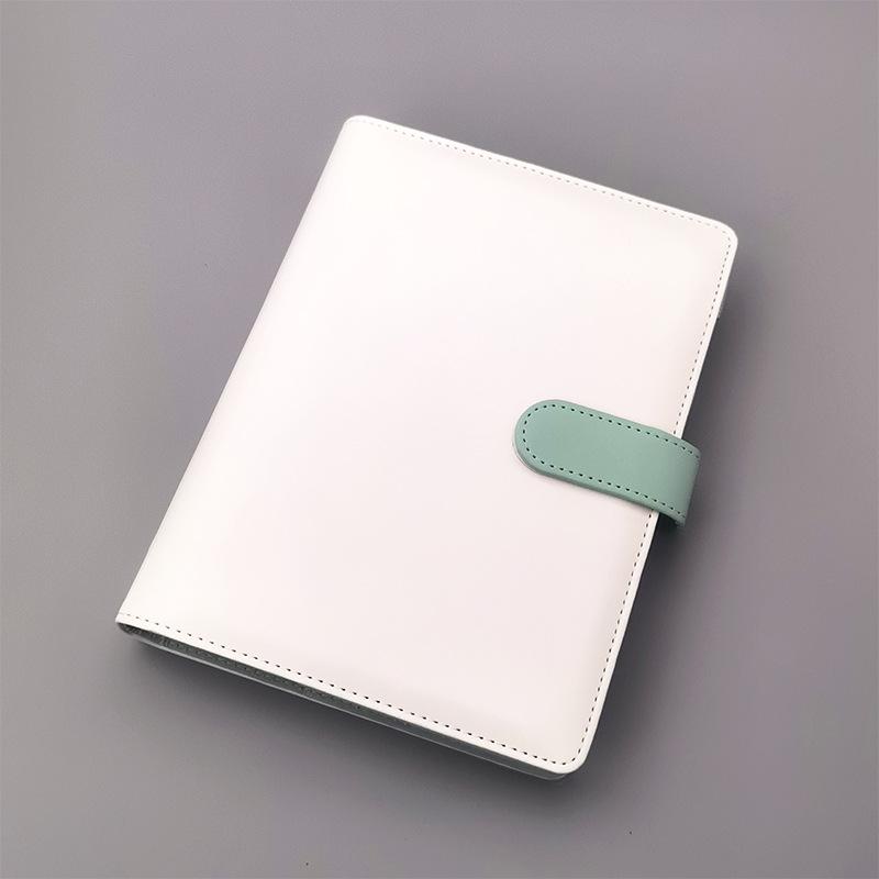 Color blocked 3-inch photo album, detachable loose leaf, A5 loose leaf, star chasing small card booklet, magnetic buckle, detachable ledger shell