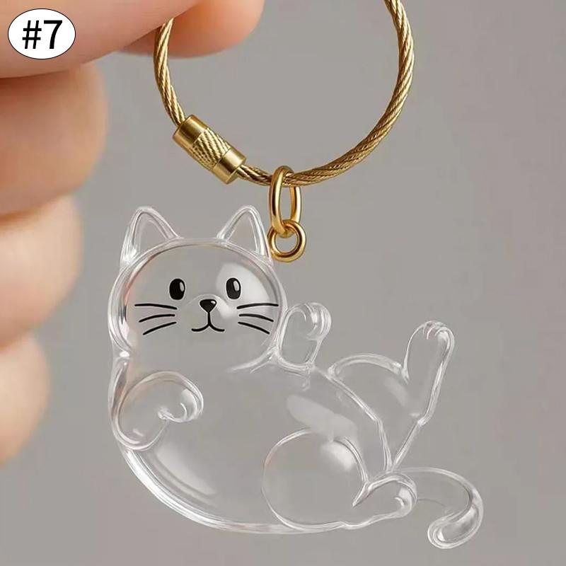 Cat Accessories Cat Hair Collector Keychain Cat Hair Memorial Gift Items Cat Hair Storage Keychains Party Favors Gift Items