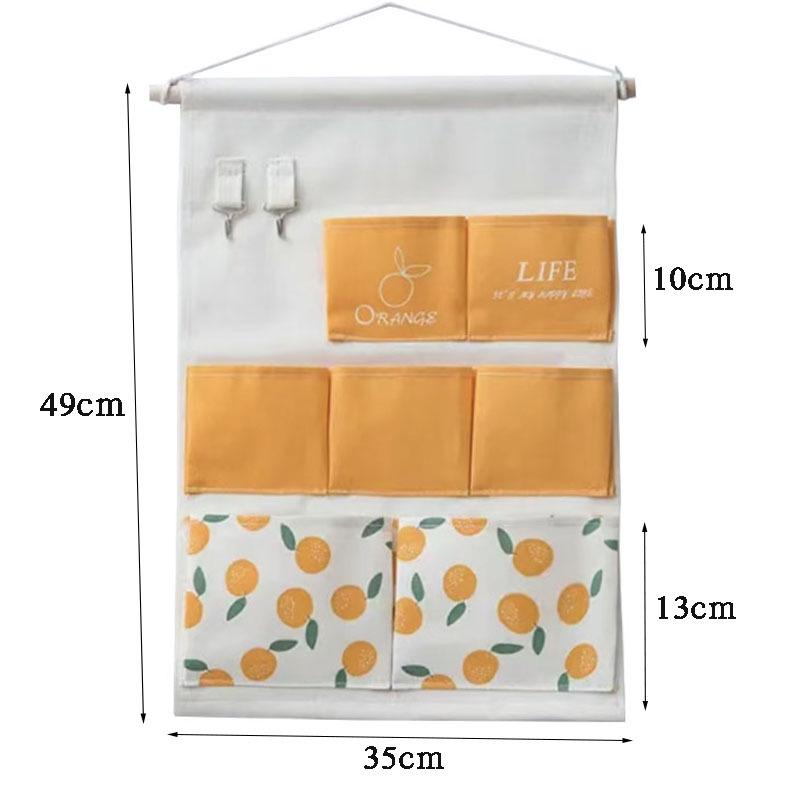 Wen'er Wandmontierte Mehrschichtige Hängeaufbewahrungstasche für Studentenwohnheime