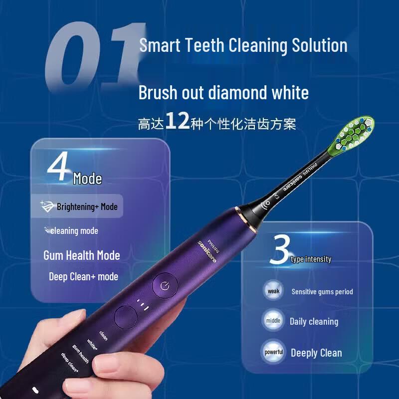 Philips DiamondClean Smart Sonic Electric Toothbrush CN Plug (adapter Included)