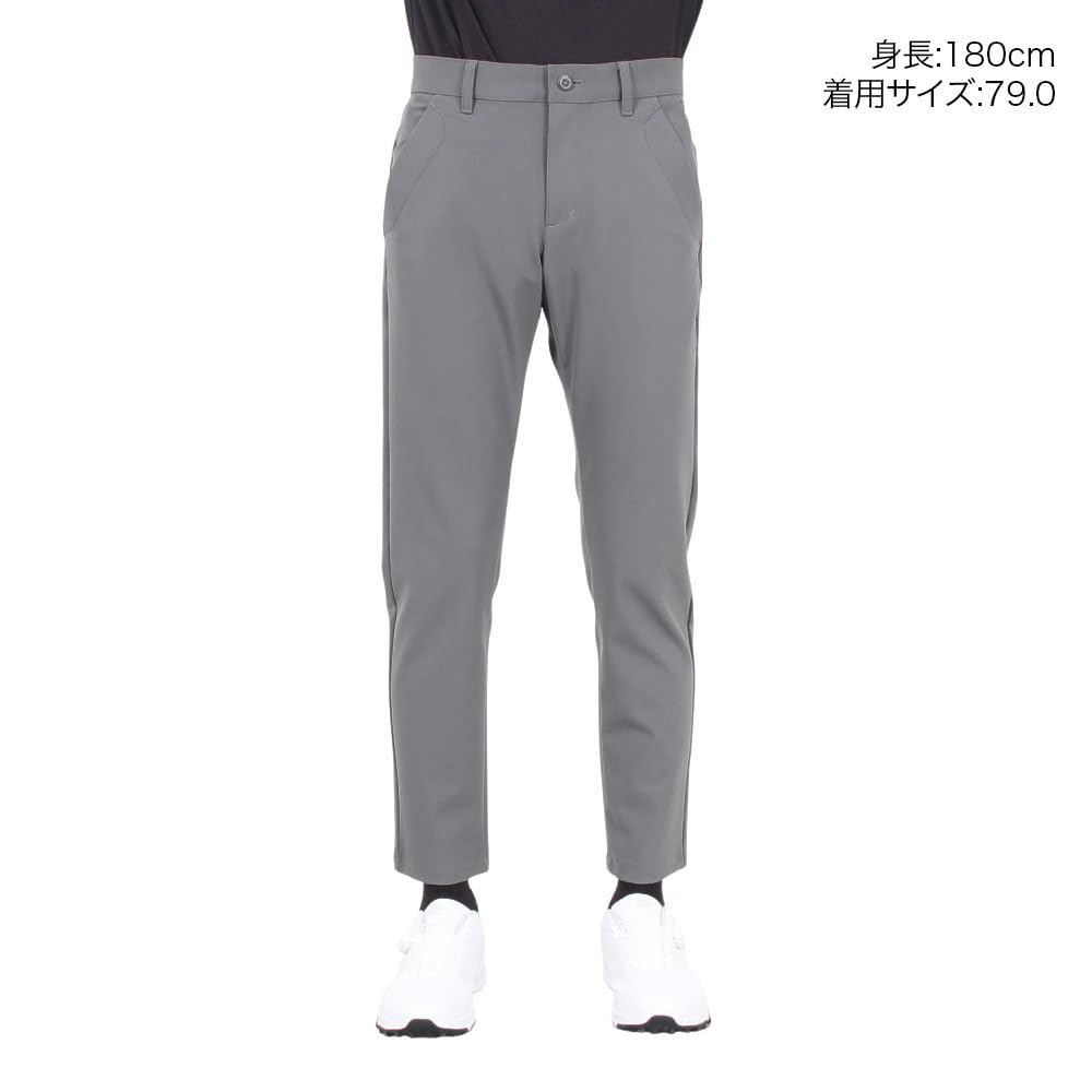 Coq Sportif Golf Pants water light rain fleshy golf LG4FLP54M GY00 [Le Golf] [Stretch Forcer] Quarter-length, repellent, compatible, windproof, Men's