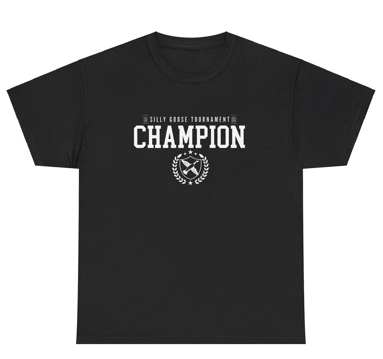 Футболка Чемпиона Турнира Глупых Гусей Смешные Гуси Духовные Животные Любители Футболки S