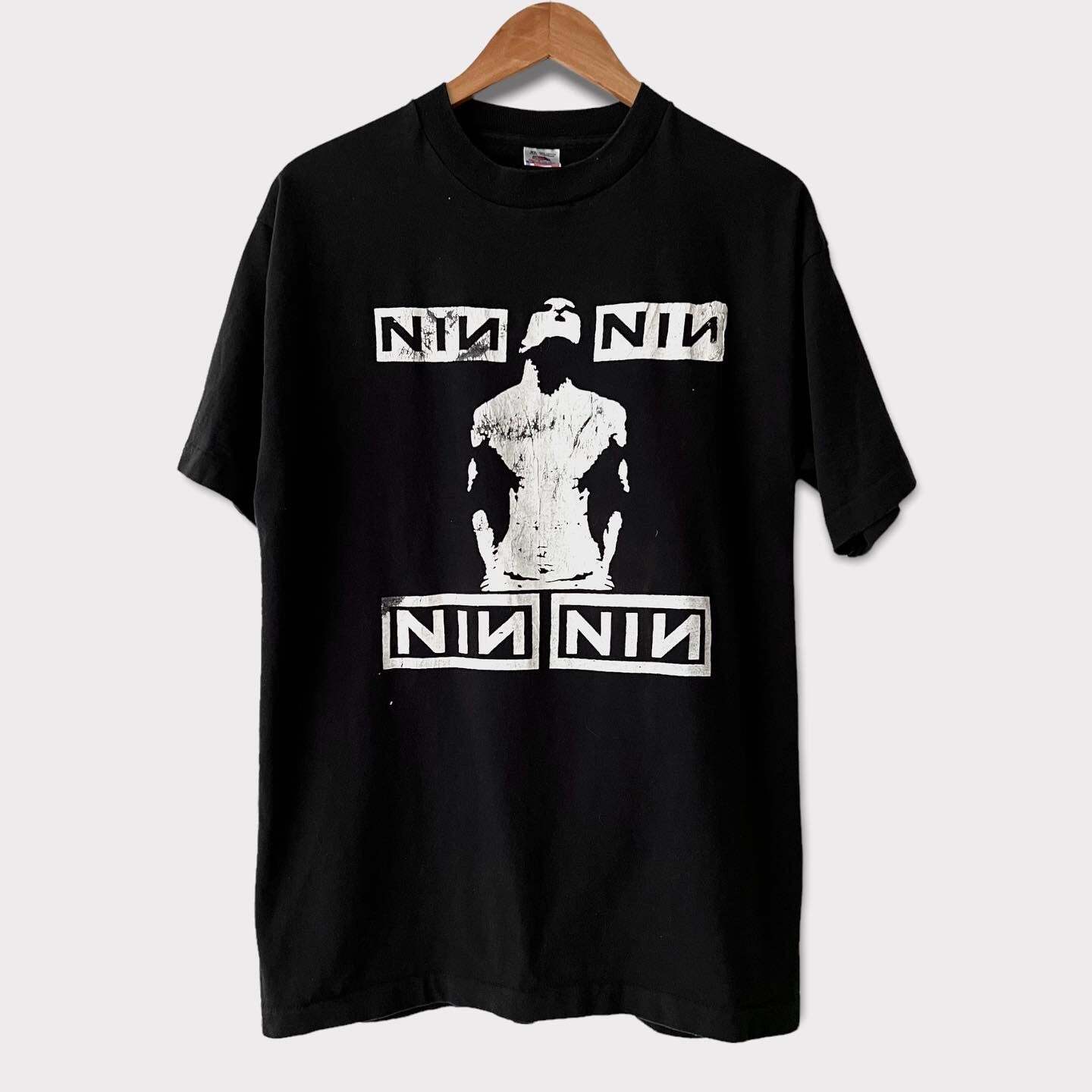 1989 Nine Inch Nails Винтажная футболка унисекс 90-х Хлопок S5XL KH7409 XXXXL
