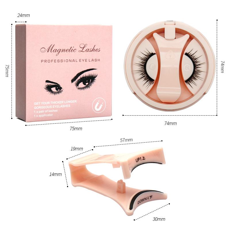 Hot Quantum Magnetic Eyelash Curler Little Devil Magnetic False Eyelashes 6D Magnet Eyelashes Magnetic False Eyelashes for Women