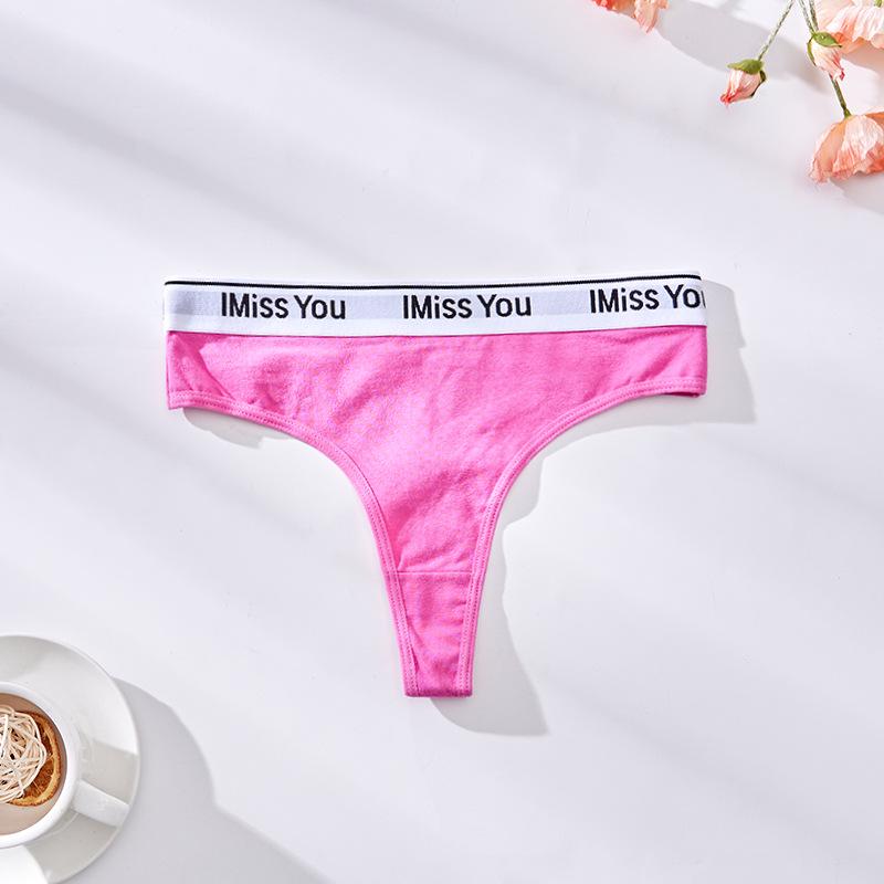 Damen Hüft-String aus atmungsaktiver Baumwolle - Bequemer breiter Bund, Nahtloses Design, Trendiger Stil