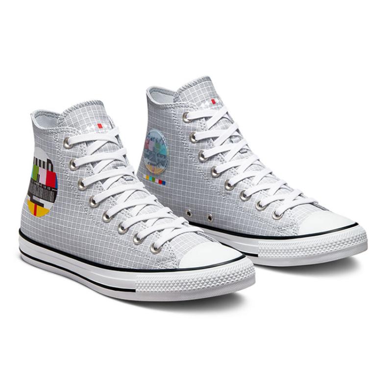 Converse Chuck Taylor All Star Comfortable and Lightweight Abrasion Resistant High Top Espadrilles Unisex Off-White