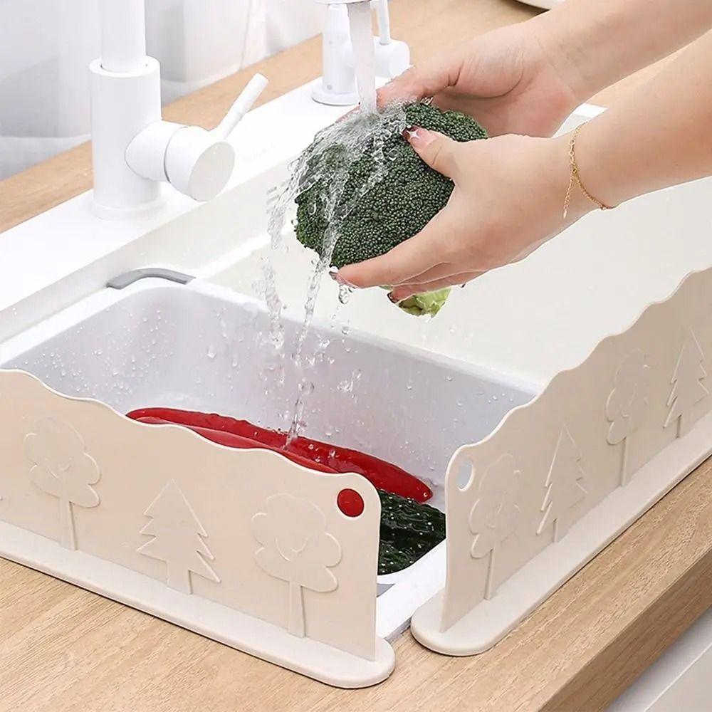 Soft Kitchen Water Baffle Flexible Water Baffle Plate Water Device Sink Splash Guard  Household