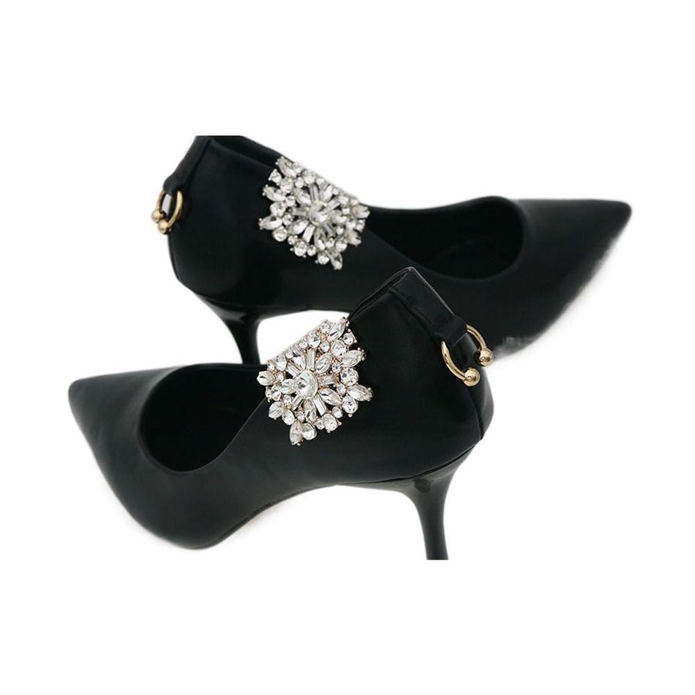 

1 шт., женские свадебные блестящие зажимы с очаровательной пряжкой, квадратный зажим, украшения для обуви, зажим