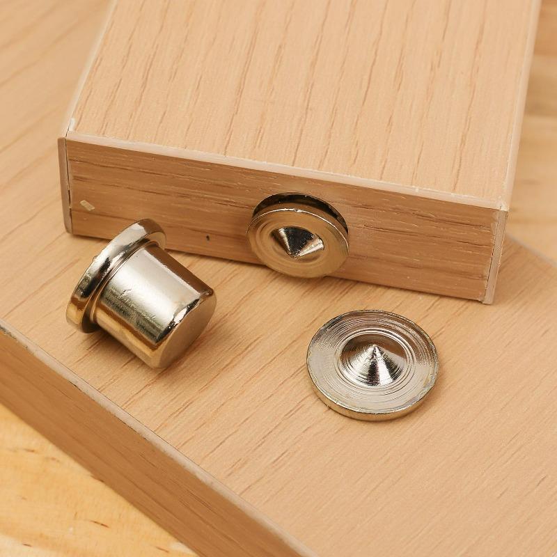 8/24x Wood Pin Locator DIY Center Punching Tools Set Woodworking Panel Furniture Tenon Positioning for Wooden Cabinet Closet