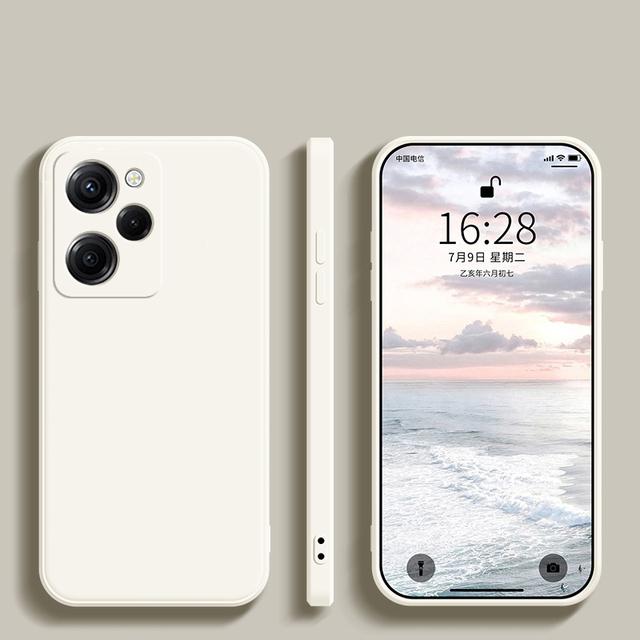 Poco X5 X 5 Pocox5 Pro Case Original Square Liquid Silicone Phone Cases For Xiaomi Poco X3 Pro X5 Poco x5 Pro 5G Soft Case Cover