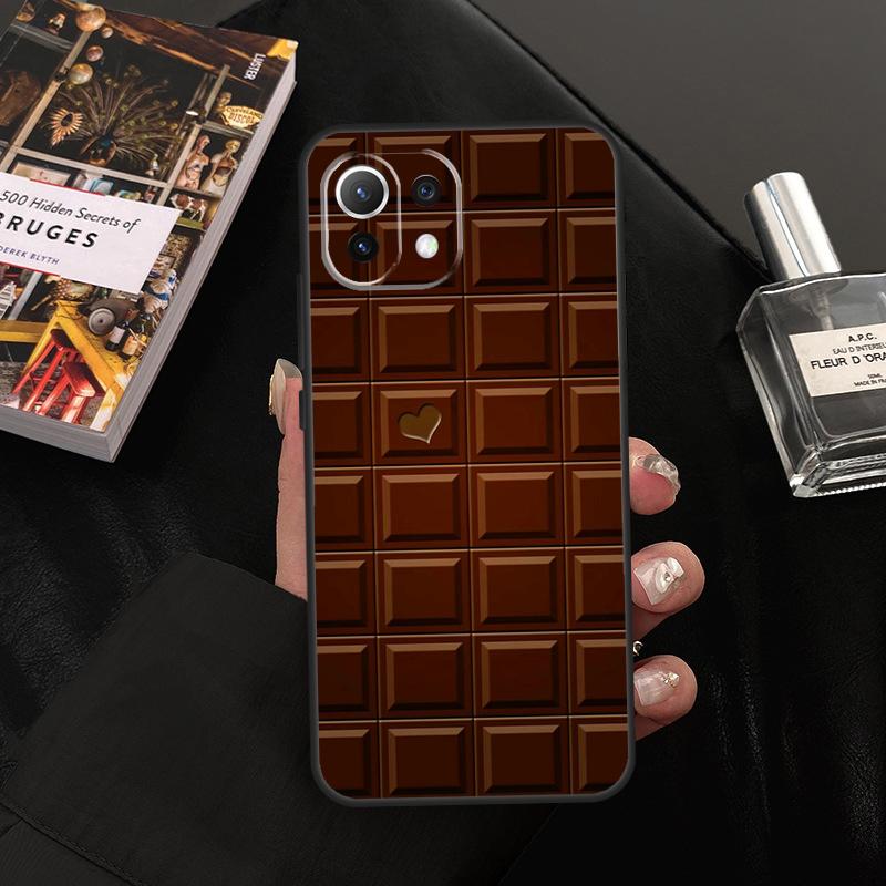 Chocolate Bar Case For Xiaomi 13 14 15 Ultra 11T 12T 13T 14T Pro POCO X7 Pro X3 X5 X6 F5 F6 M6 Pro Cover