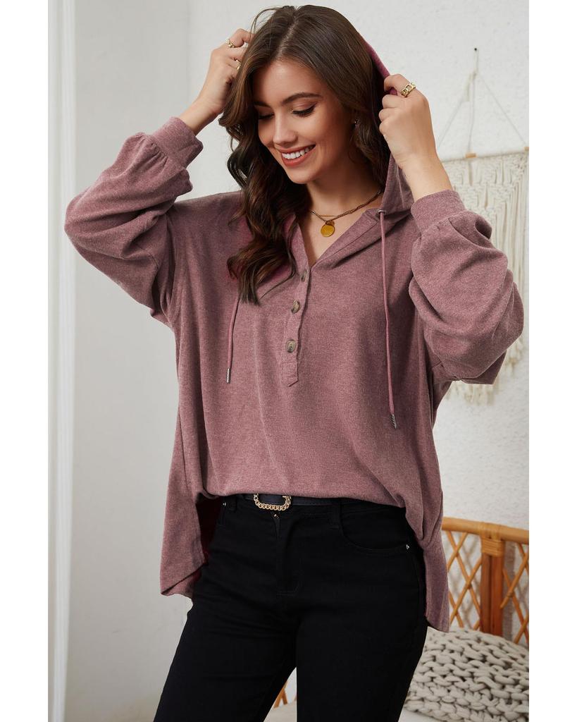 Azura Exchange High and Low Hem Hoodie