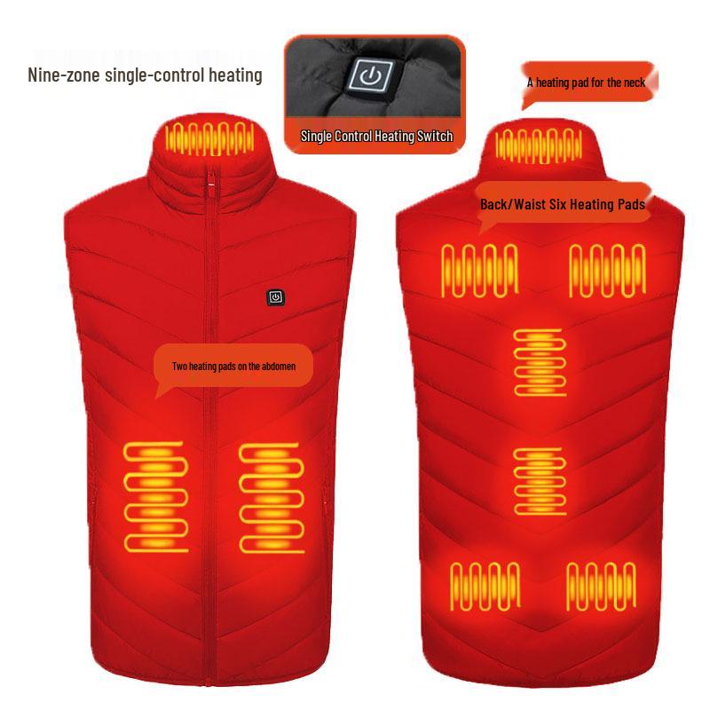 Men's USB Electric Heated Vest for Autumn and Winter