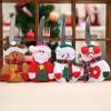 4pcs Christmas Decorations Snowman Kitchen Tableware Holder Bag Party Gift Xmas