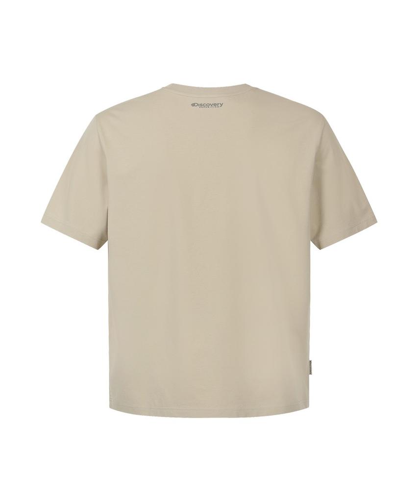 DISCOVERY EXPEDITION Uni Freshvent Island Graphic Short Sleeve T-Shirt (Beige2)