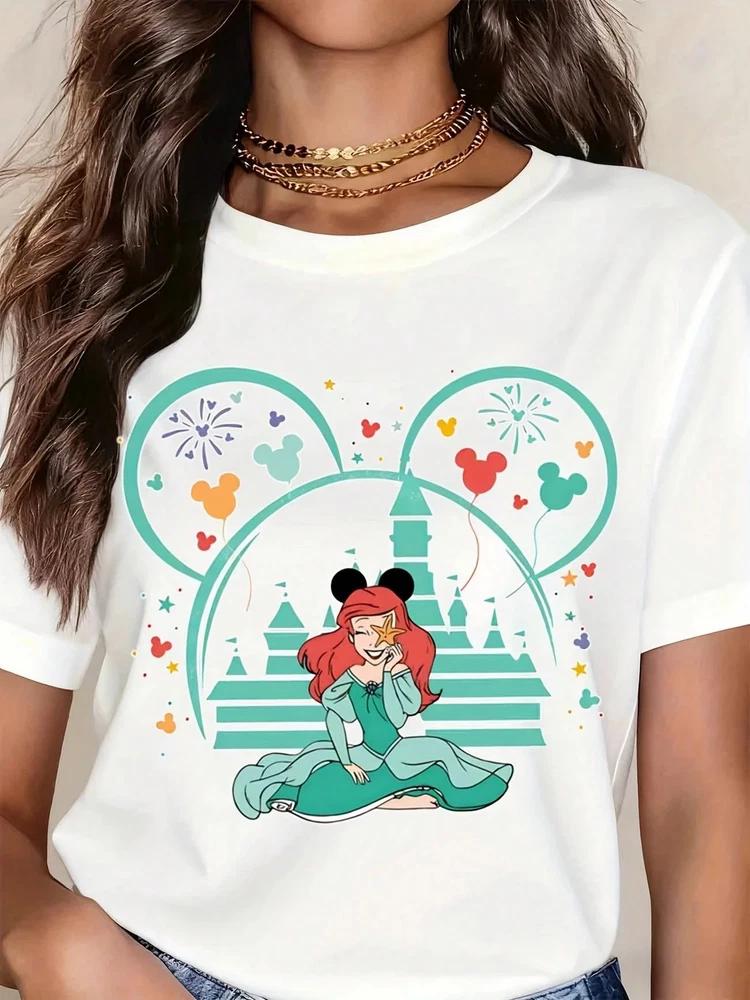 Funny Mickey Ears Castle Ariel TShirt Unisex 3 S