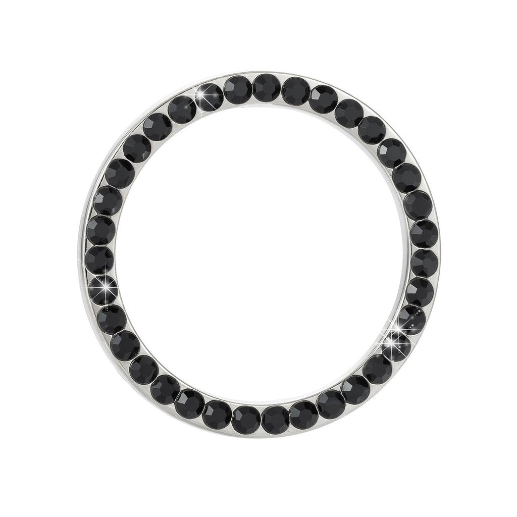 2/1Pcs Start Stop Push Button Engine Ignition Switch Protective Cover Bling Rhinestone Ring Circle Trim Car Interior Accessories