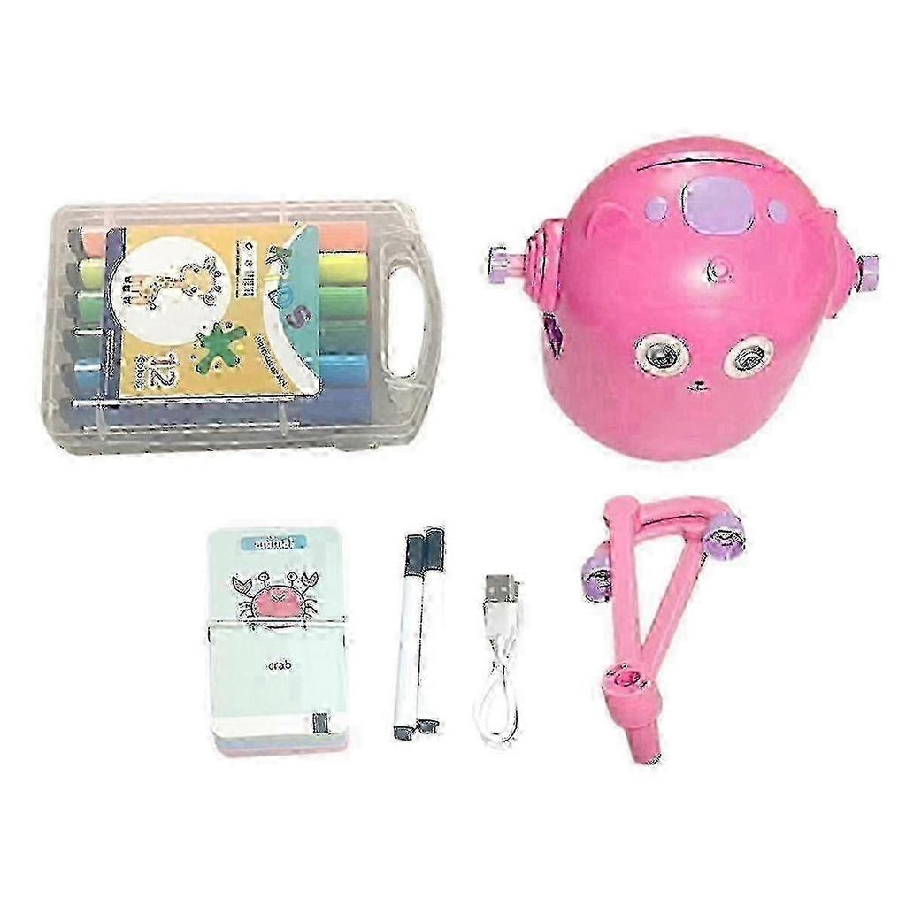 Interactive Educational Drawing Robot with 100 Drawing Cards – Smart Drawing Robot for Children Aged 3 to 6