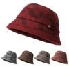 Fashionable Women's Autumn and Winter Mother's Woolen Basin Hat Thickened Grandma Hat Spring Autumn Winter Style Fisherman Hat