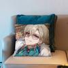 Aventurine HHonkai Star Rail HSR Cushion Cover Pillow Cover Decor Pillowcase Printed Cushion Case For Couch