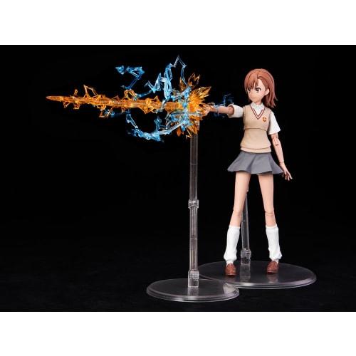 KADOKAWA PLASTIC MODEL SERIES "A Certain Scientific Railgun T" Misaka Mikoto, approximately 163mm tall, color-coded plastic model