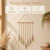 25.59 X 15.75 In Macrame Wall Hanging 25 Wood Clips Boho Wall Decor  Bedroom