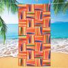 1pc Fashionable Colorful Striped Large Beach Towel, Quick Drying Absorbent Swimming Beach Towel, Available In Multiple Colors
