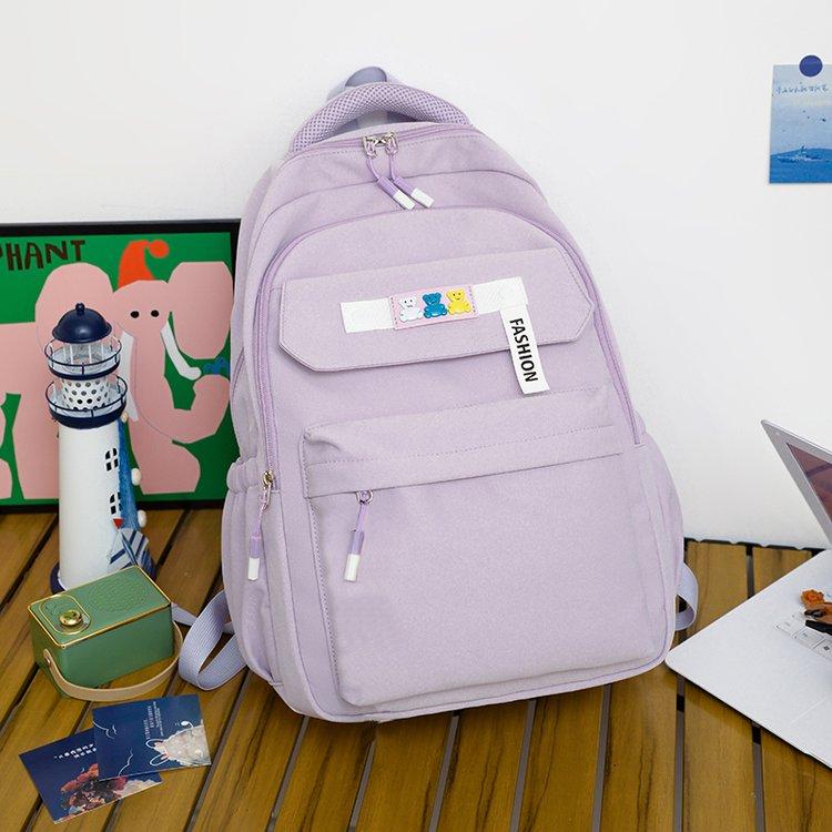 Fashion Multipocket Nylon Women Backpack Female Big Waterproof Back Bag Portable School Backpack for Girl Student Schoolbag