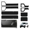 Protetores de Soleira de Porta em Couro para Jimny Nomad JC74 Mancha de Arranhão Desgaste Absorção de Choque Projetado com Base nos Dados do Veículo Original Fita Forte