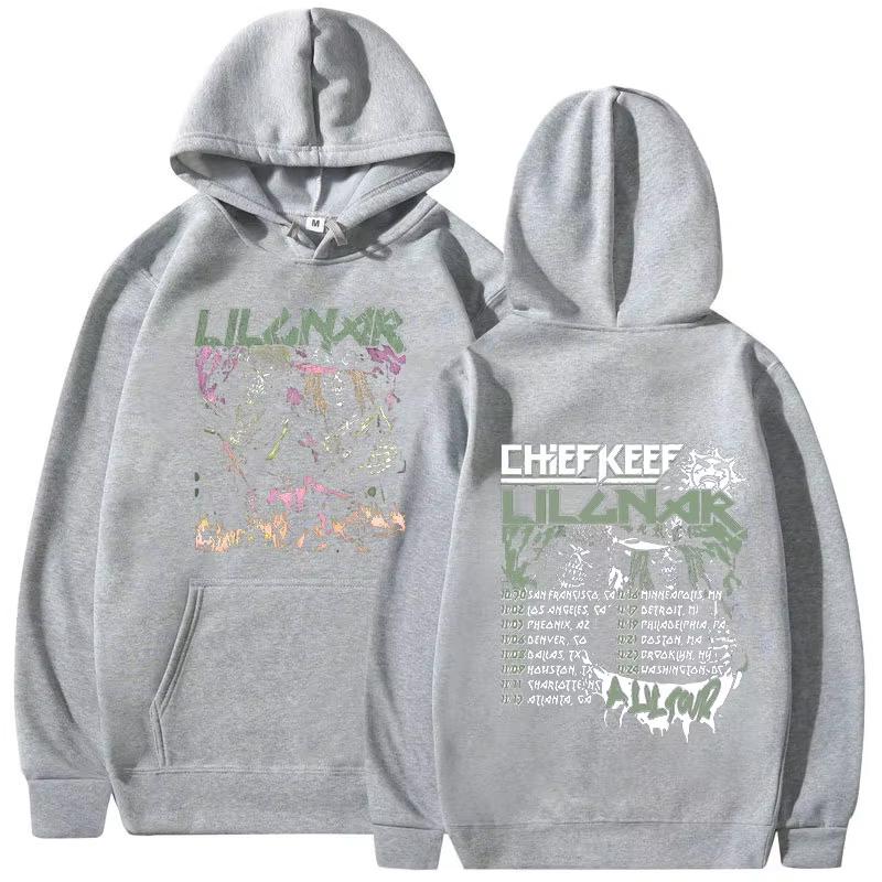 Rapper Chief Keef Tour Merch Hoodie, Unisex Fashion Hip Hop Long Sleeve Pullover Sweatshirt Streetwear Hoodies