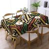 African Tablecloth Abstract Tribe Ethnic Geometric Vintage Farmhouse Graffiti Pattern Table Cover