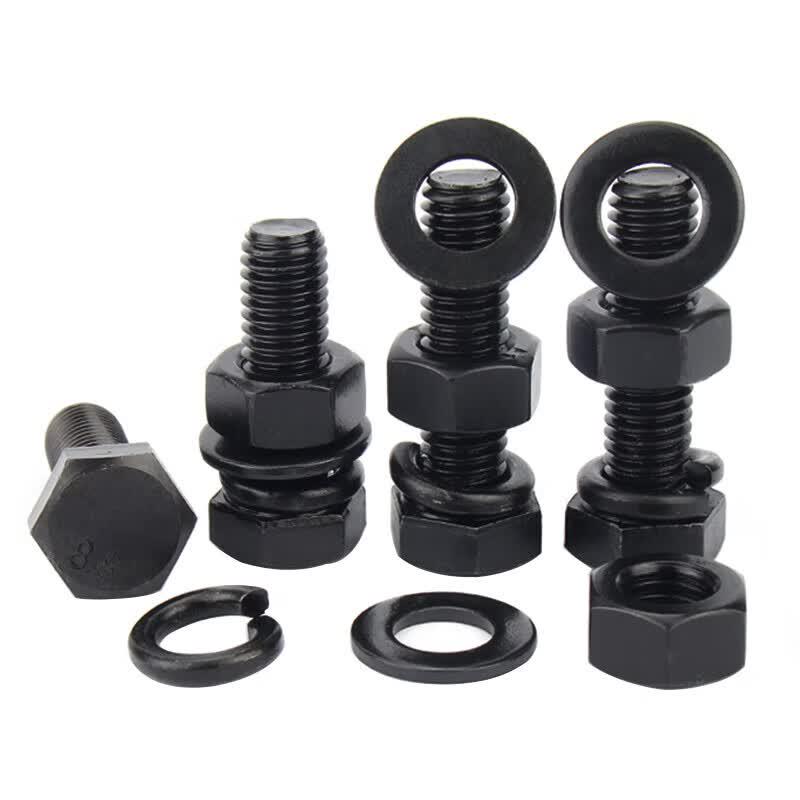Kaying 8.8 Grade Blackened Hex Bolt & Washer Set