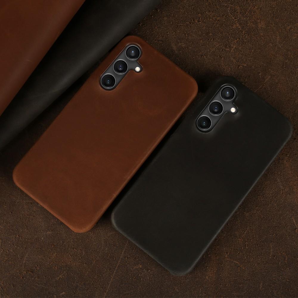 Luxury for Magnetic Magsafe Samsung Galaxy S23 Ultra Leather Phone Case for Samsung S24 S23 S22 S21Plus Wireless Charging Cover