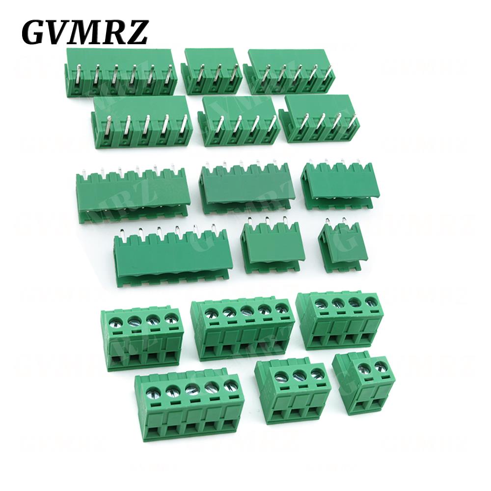 5Set 2EDGK 5.08mm Terminal Block Male Female 5.08 Plug-in Opening PCB Connector 2EDG PCB 2P 3P 4P 5P 6P 7P 8P 9P 10P 12P