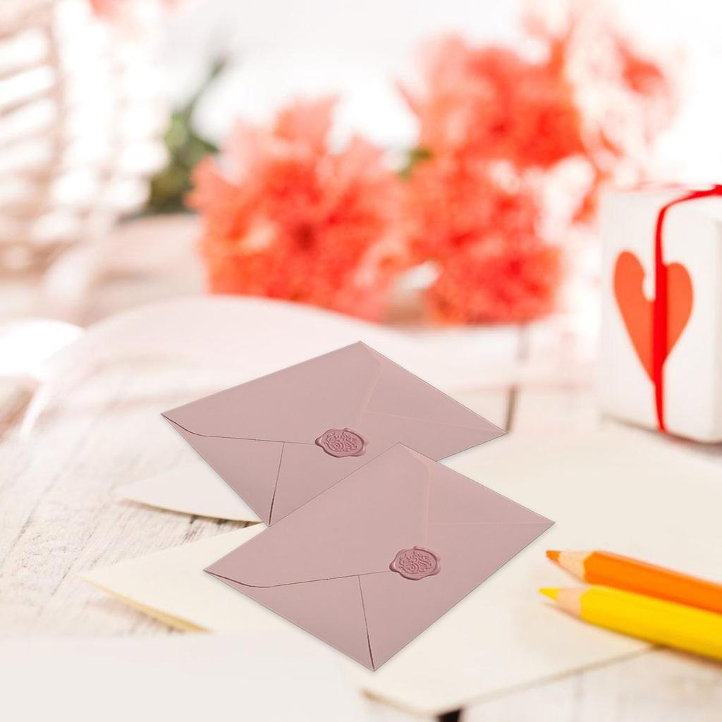 5 Pcs Pink Envelopes Paper Envelopes Romantic Envelopes Invitation Envelopes for Greeting Cards Party Invitations