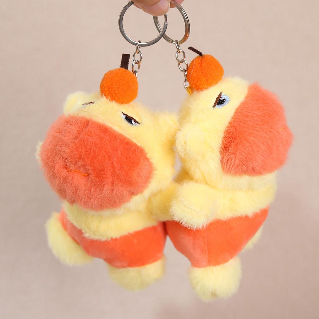 Capybara Lulu Plush Toy Doll Pendant Keychain Birthday Gift Girls Bag Pendant Ragdoll