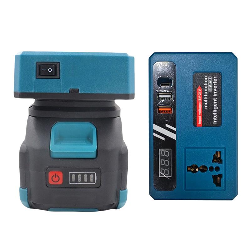 1 Piece For Makita 18V Battery Dc18V/21V To 220V Ac Power Station Generator Battery Inverter  Power Supply Inverter