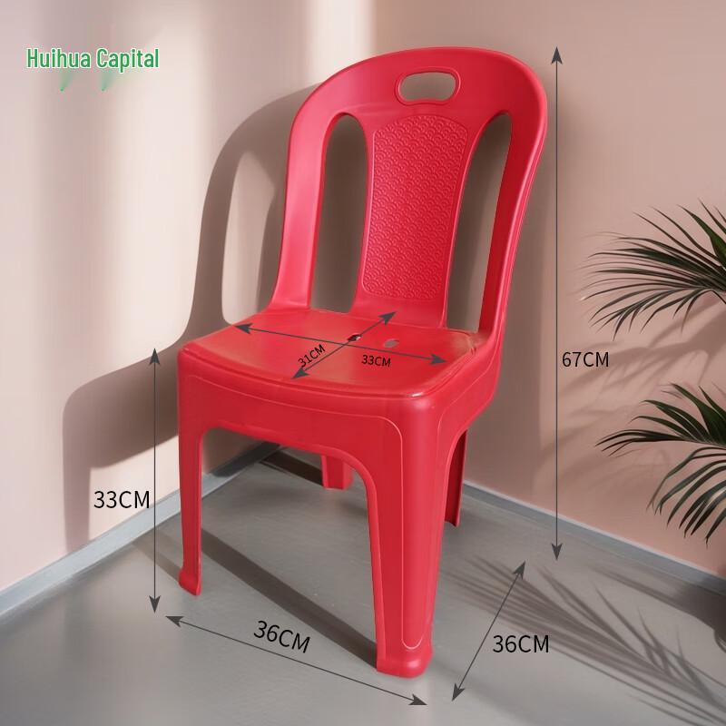 HUIHUADU Stackable Plastic Dining & Study Chair