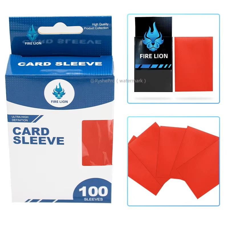 

100PCS 66x91mm Matte Card Sleeves Standard Size Protector for Competition TCG, PKM Trading Card Tsarot and Board Game Shields