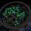 Men's Mechanical Automatic Business Wristwatch Tourbillon Hollow Fashion New Sport Waterproof Luminous Moon Phase Clock