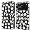 For iPhone 17 Pro Max Case Magnetic Clasp 3D Pattern Leather Wallet Phone Cover