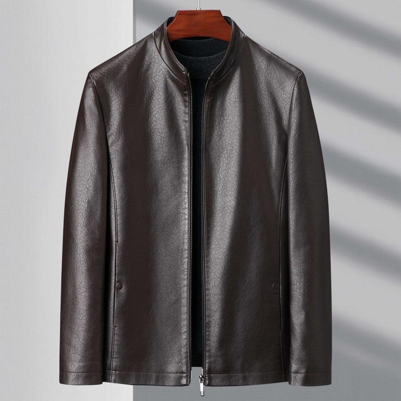 

Овечья одежда мужская куртка из козьей шкуры для людей среднего и пожилого возраста зимняя утолщенная бархатная повседневная куртка одежда для папы 195