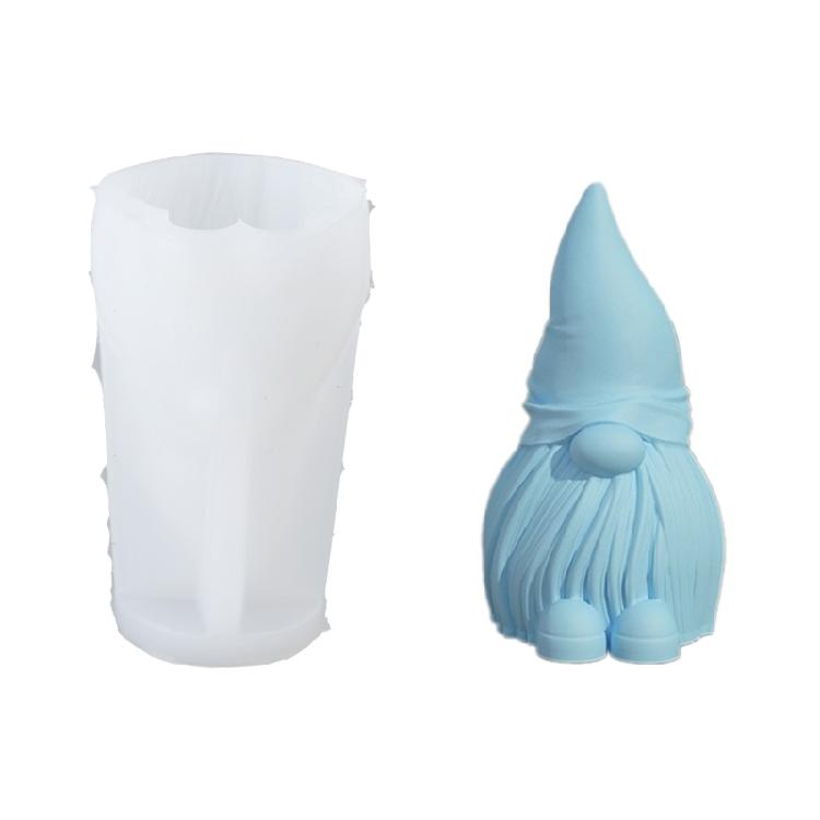 

Gnome Silicone Mold Dwarf Decoration Mould Faceless Dwarf Ornament Casting Mold