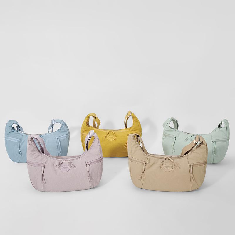 Nylon Tote Bag Large Capacity Lightweight Women's Shoulder Bag Underarm Bag